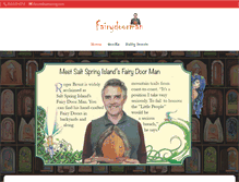 Tablet Screenshot of fairydoorman.com